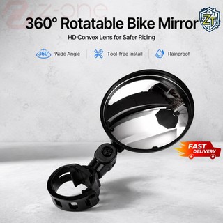 2PCS BIKE SIDE MIRROR Bicycle Rearview Mirror Wide Angle Convex Mirror Bicycle Side Mirror cod