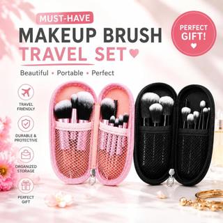 ALORIA 10PCS Makeup Brush Kit with Pouch – Soft Beauty Brush Set