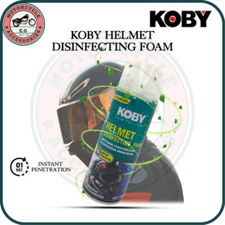 E.G Motorcycle Parts Accessories Koby Helmet Disinfecting Foam Spray Wash Disinfectant 450ml