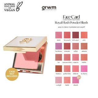 GRWM Cosmetics Face Card Royal Flush Power Blush [CASE NOT INCLUDED]