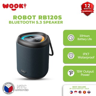 ROBOT RB120S Big Bass 15W Bluetooth Speaker IPX7 Water Resistant 20 Hours Battery Life Bluetooth 5.4