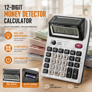 Electronic Calculator Dual Display with Money Detector Dual Display Scientific Calculator