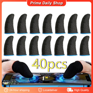 40pcs Game Finger Sleeve Anti-Sweat Thumb Cover NonScratch Sensitive Touch Screen Thumb Sleeve Glove