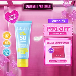 MOST LOVED! | DAZZLE ME Attack on Sun! UV Protection Essence Sunscreen Gel | Non-sticky