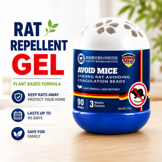 Rat Repellent Gel 150g Plant Based Rodent Deterrent Long Lasting Indoor Outdoor Home Protection Safe