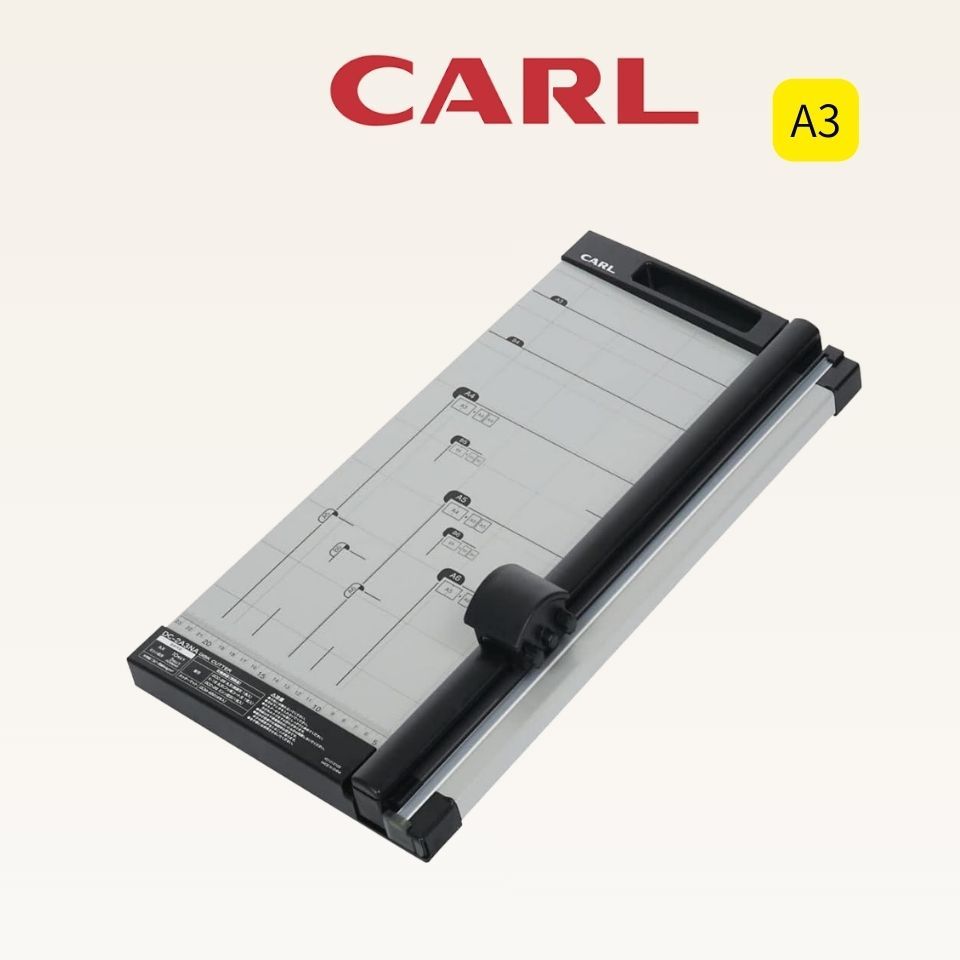 CARL A3 Disc Paper Cutter 10-Sheet Rotary Trimmer DC-2A3NA