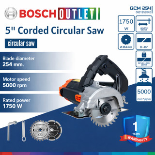 Bosch Circular Saw Machine Brushless Corded Circular Saw Power Tool 5" Wood Cutter Machine