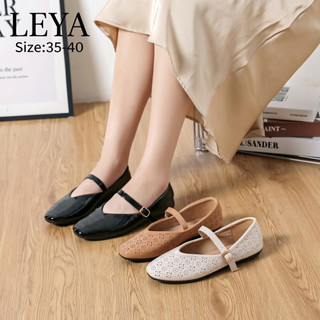 LEYA Women's Korean style shiny breathable all-around flat shoes in 3 colors #7737