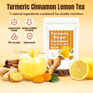 Turmeric Ginger Tea Original No Sugar Lemonade Tea Bag Turmeric Powder  Boost Immunity With Cinnamon