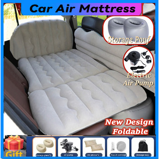 Inflatable Car Air Bed Car Air Mattress Portable Quick Inflating Sofa Foldable car bed (w/Air pump)