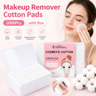1000Pcs Femme Cotton Pads Disposable Makeup Remover Cotton Pads for Face Toner Cotton Pads with Box