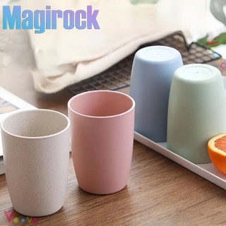 Wheat Straw Water Cup Eco-friendly Plastic Mouthwash Cup Brushing Cup Portable Travel Cup Anti-mold