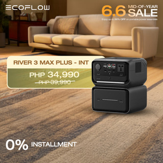 EcoFlow RIVER 3 Max Plus 858Wh WFH Power | 1Hr Charge | Up to 12 Hours Laptop+WiFi | EcoFlow PH