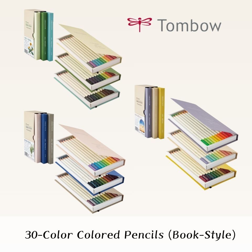 Tombow Pencil Irojiten Colored Pencils 30 Colors Book Type Premium Artist Color Pencil Set Sketch Dr