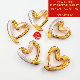 PAWNABLE ELECTROFORM HEART PENDANT TRICOLOR