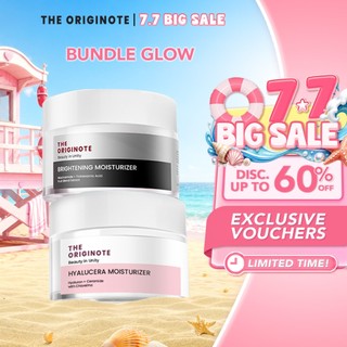 The Originote Glow & Barrier Set – Brightening & Skin Barrier Facial Moisturizer Niacinamide Glowing