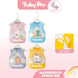 Baby Pro Full Coverage Feeding Apron Bib Waterproof Easy to Clean Adjustable Fit Travel-Friendly