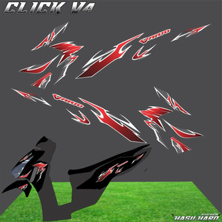 Honda Click V4 Transparent Hologram (Quality ,Long lasting,Cut already)  Premium Quality