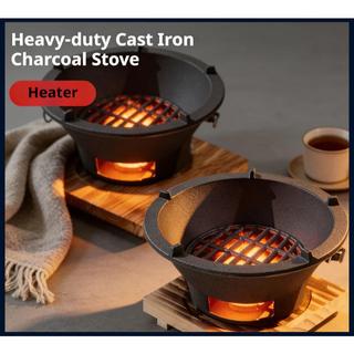 NEW Cast Iron Stove Outdoor Stove Surrounding Stove Barbecue Stove Round Grill Charcoal Fire Basin