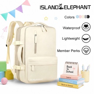 ISLAND ELEPHANT Laptop Backpack Travel Backpack For Women Breathable Large Capacity
