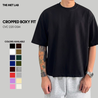 CROPPED BOXY SHIRT | Plain shirt