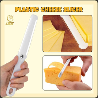 Cheese Butter Slicer Double Stainless Steel Wire Cutter Tool Plastic Handle.