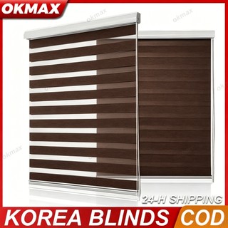 NICEDAYS Korean Blinds for Windows Venetians Duo Roller Blackout Blinds Waterproof Breathable COD