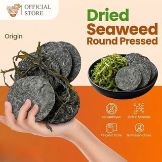 [Buy1Take2] Premium Dried Seaweed Round Pressed - Healthy Snack, Quick Soak, Rich in Fiber, Diet