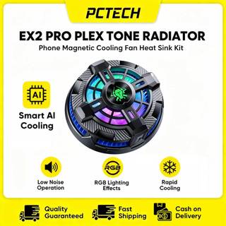 PLEXTONE HeatSink EX2 PRO /EX2  Mobile Phone Cooler Gaming Radiator Cooling Fan Turbofan Cooler