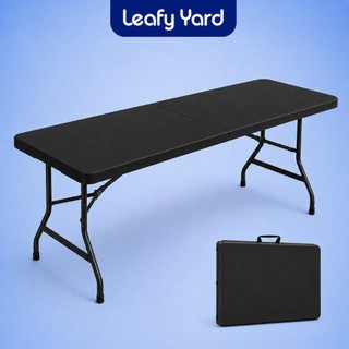 Folding Table Heavy Duty Portable with Handle 4ft 5ft 6ft Indoor Outdoor Dining Picnic Table