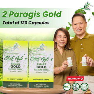 CHEF AYB'S PARAGIS GOLD || 2 BOXES BUNDLE PARAGIS GOLD 60 CAPSULES