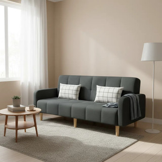 Solid Wood Foldable Sofa Bed Queen Size 2-in-1 Space Saving Lazy sofa | COD OK | Easy Assembly