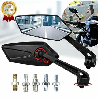 SOKO Universal Motorcycle Side Mirror Set - Adjustable Durable Pair for Enhanced Safety  & Rear View