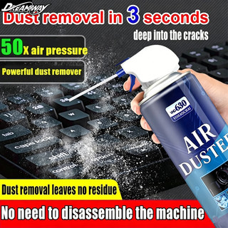 450ml Compressed Air Duster Can Deep Dust Cleaner For PC Laptop Keyboard Electronic Devices