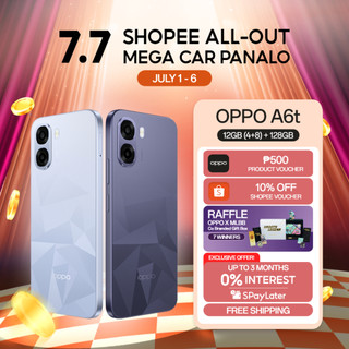[ONLINE EXCLUSIVE] OPPO A6t 12GB (4+8)+128GB  | 6500mAh Battery | Snapdragon 685 4G | 120Hz Display