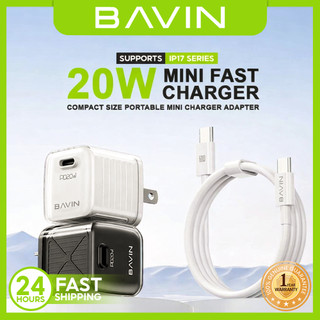 BAVIN PC966 PD 20W Mini Fast Charger Adapter w/ Intelligent Micro Chip Supports iP 17 Series