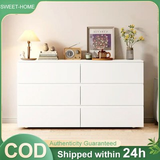 Chest of drawers 6 drawers simple modern cabinet bedroom living room wall drawer storage cabinet