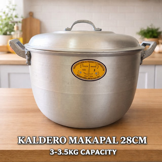 Caldero Kaldero Makapal 28cm  Aluminum 4kg Capacity Heavy Duty(D3)