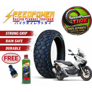 SPEED POWER TUBELESS ADV150/ADV160 Front 110/80-14 / Rear 130/70-13  with Free Tire Sealant+PITO