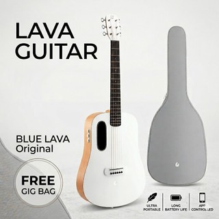 Local spot BLUE LAVA Original FreeBoost Smart Guitar 36 inch Travel Acoustic Guitar