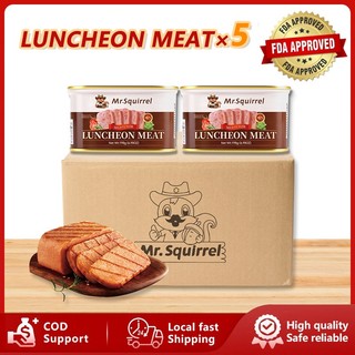 【Buy 2 Take 3】Mr.Squirrel 198g Luncheon Meat Luncheon Meat Original