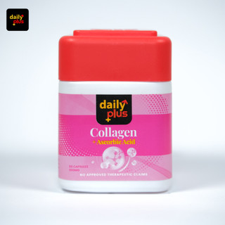 Daily Plus Collagen with Vitamin C Capsule Supplement Skin Care and Anti-aging