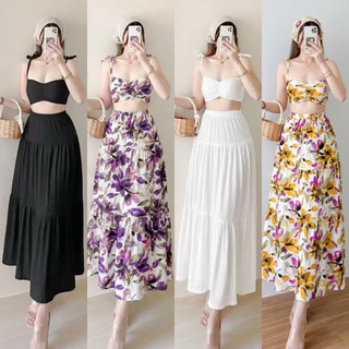 【lgoh.ph】Callia Fashion wear Padded Summer Style 2 ways Coordinates Womenswear 7004#