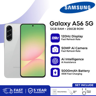 Samsung Galaxy A56 5G Smartphone | 8GB+256GB | Exynos 1580 Processor | 50MP OIS Main Camera