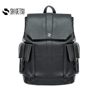 Shigetsu TOKA Leather Backpack Leather Backpack for School Bag Office Bag Casual  Mens Bagpack