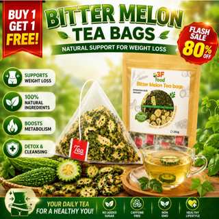 SALE 80% - Bitter Melon Tea Bags Natural Herbal Tea for Blood Sugar Control & Diabetes Support