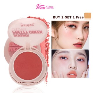 Ashley Shine Waterproof Blush Powder Naturally Pigmented Highlight Blush for Daily Make up AS9092