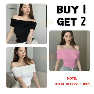 [24-Hours shipping] BUY1 TAKE2 Off Shoulder Cotton Full Length Top For Women, STOCK AVAILABLE