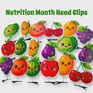 Nutrition Month Head Clips Costume for nutrition month/ Fruits and  vegetables