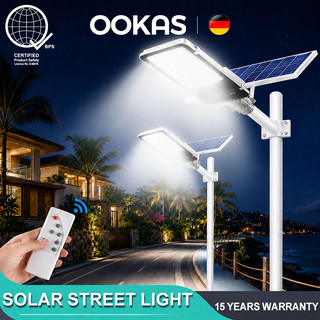 OOKAS Solar Street Light LED Solar Light Outdoor Waterproof IP67 Sensor Solar Lights With Solar Pane